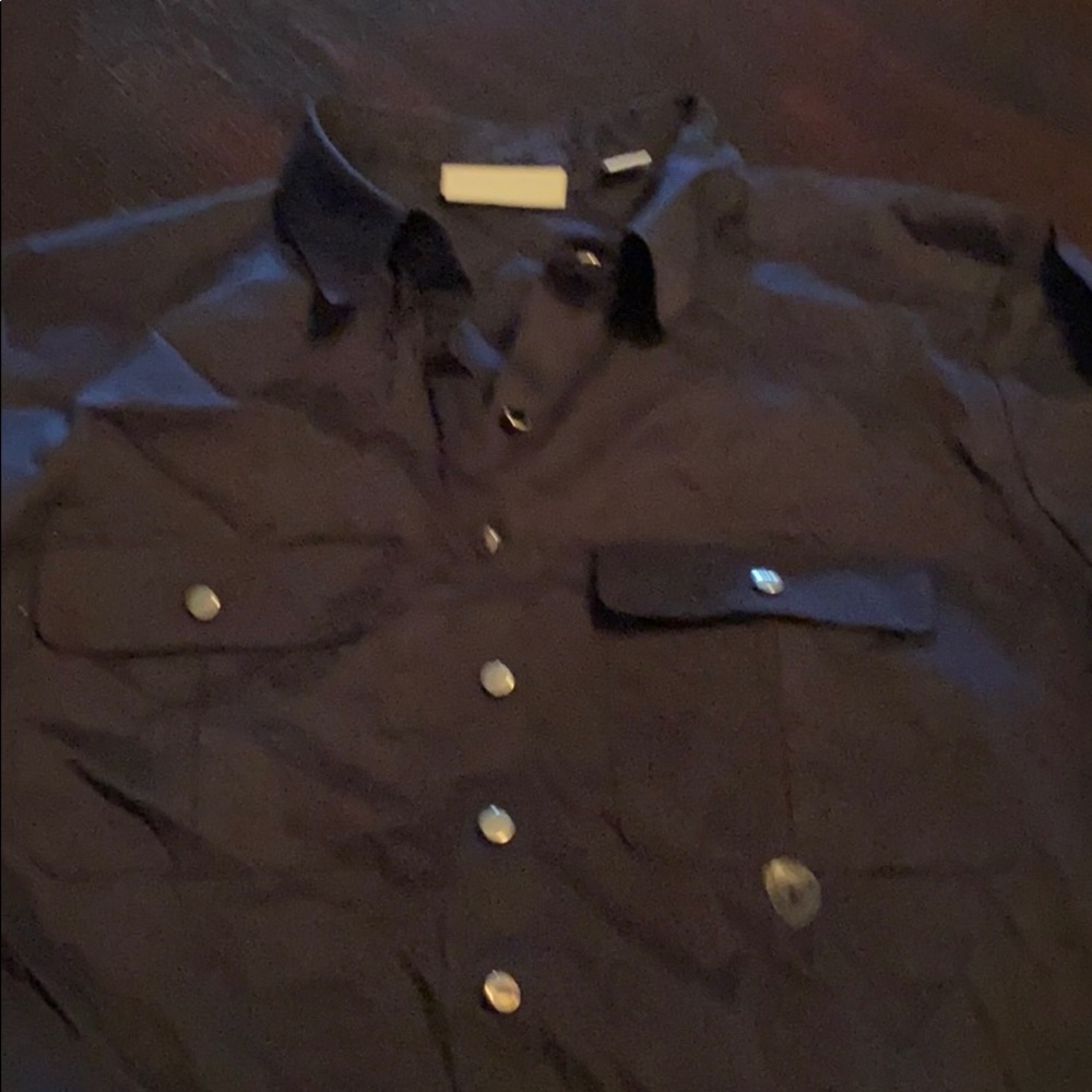 Brand new NY & Co Blue Dress shirt small